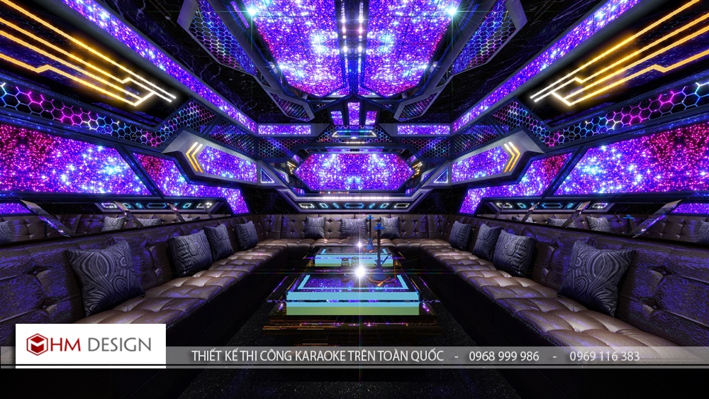 Lung linh huyền ảo phòng karaoke hiện đại mới nhất 2020