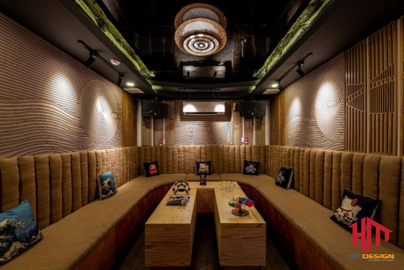 Thiết kế của phòng karaoke phong cách Nhật Bản