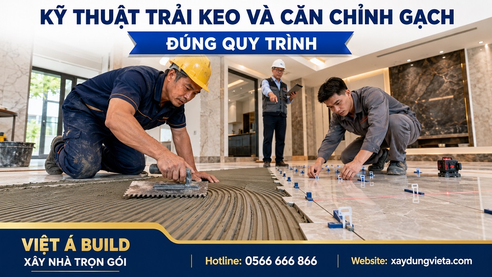 Kiểm tra và nghiệm thu chất lượng ốp lát gạch