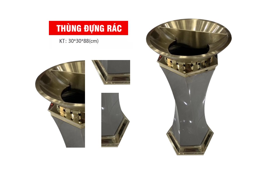 Thùng đựng rác cao cấp TDR 08