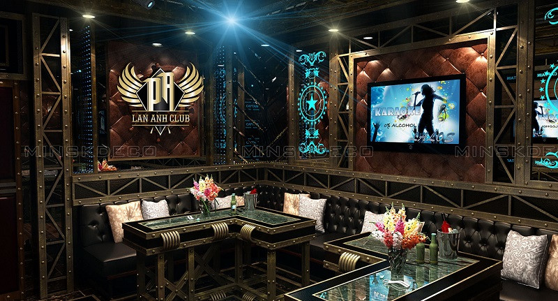 Phòng hát karaoke mang phong cách trẻ trung